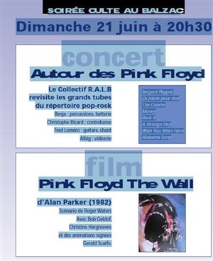 Affiche de Concert + Film : Pink Floyd The Wall