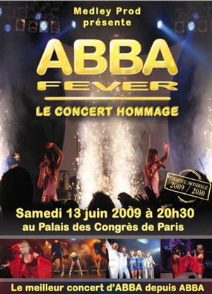 Affiche de ABBA Fever : le concert hommage | Palais des Congrès de Paris