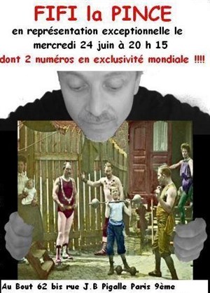 Affiche de Philippe Clayette dans Fifi la pince