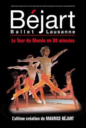Affiche de Le tour du monde en 80 minutes de Maurice Béjart