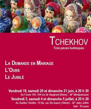Affiche de Tchekhov Burlesque
