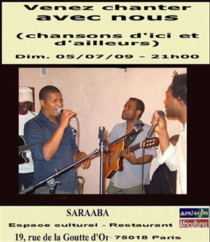 Affiche de Venez chanter avec nous des chansons d'ici et d'ailleurs !