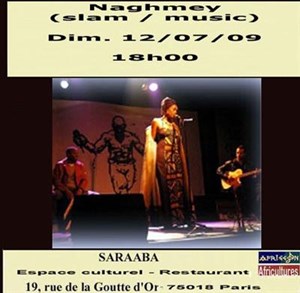 Affiche de Naghmey (slam / dj / musique)