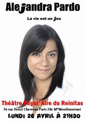 Affiche de Alejandra Pardo dans La vie est un jeu