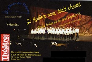 Affiche de Si Molière nous était chanté