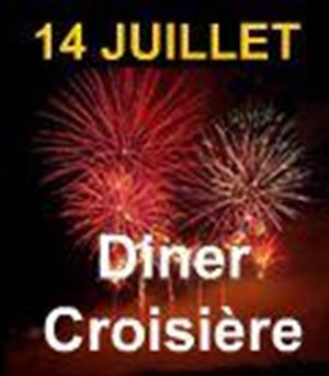 Affiche de La Croisière du feu d'artifice au coeur de Paris | 14 juillet
