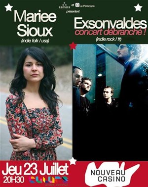 Affiche de Mariee Sioux + Exsonvaldes
