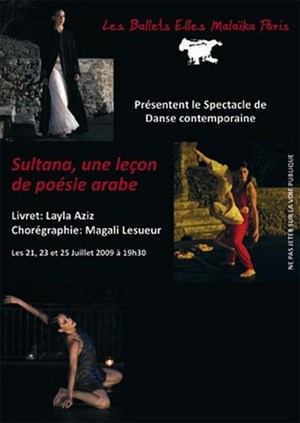 Affiche de Sultana, une leçon de poésie arabe
