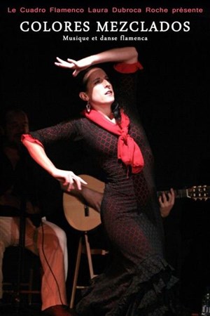 Affiche de Colores mezclados | cuadro flamenco Laura Dubroca Roche