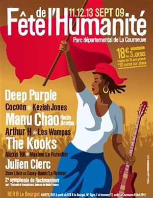 Affiche de Fête de l'Humanité