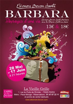 Affiche de Barbara, paysages d'une vie