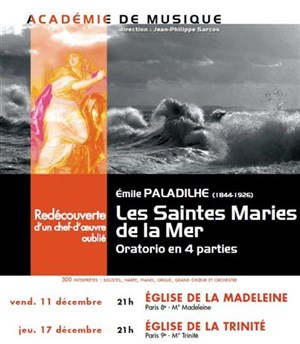 Affiche de Les saintes maries de la mer de paladilhe | Eglise de la Trinité
