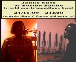 Affiche de Janké Suso & Soriba Sakho : world music/mandingo beat