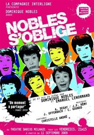 Affiche de Dominique Nobles dans Nobles s'oblige