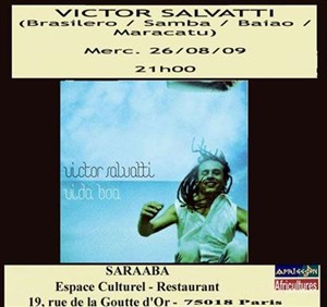 Affiche de Victor Salvatti : Brasilero / Samba / Baiao / Maracatu