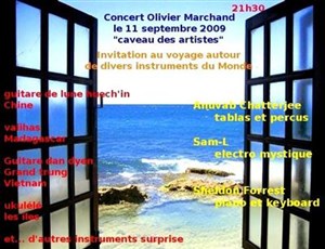 Affiche de Concert Olivier Marchand