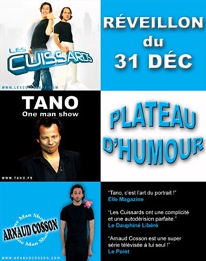 Affiche de Plateau d'humour : Tano, Arnaud Cosson et les Cuissards