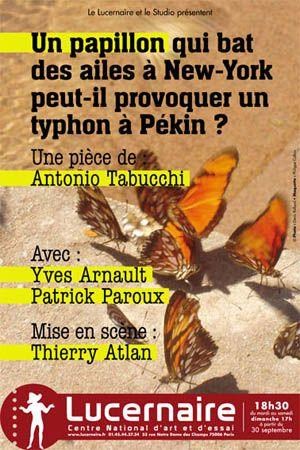 Affiche de Un papillon qui bat des ailes à New York peut-il provoquer un typhon à Pékin ?