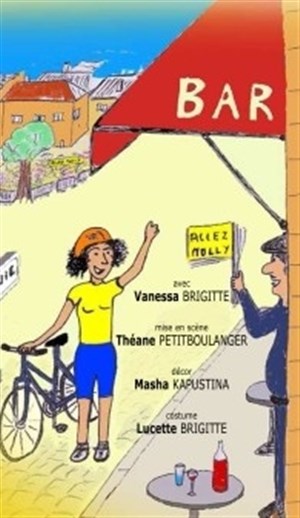 Affiche de Molly à vélo
