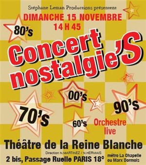 Affiche de Concert Nostalgie's