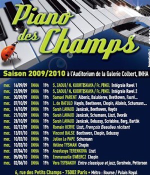 Affiche de Cycle Piano des Champs - 2ème concert