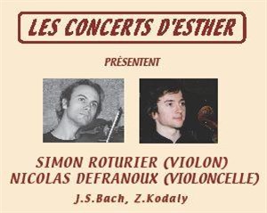 Affiche de Les concerts d'Esther | S.Roturier et N.Dufranoux