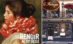 Affiche de Expo Renoir au Grand Palais + dîner ou déj. au Procope