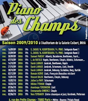 Affiche de Cycle piano des champs - 3eme concert