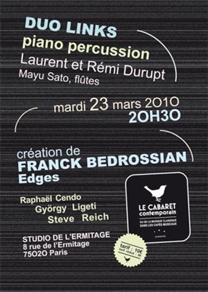 Affiche de Cabaret Contemporain
