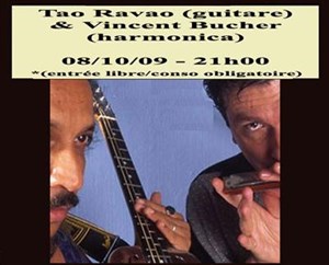 Affiche de Tao Ravao & Vincent Bucher