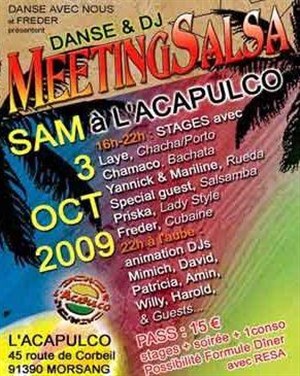 Affiche de Meeting salsa