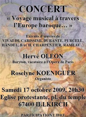 Affiche de Concert de Musique Baroque