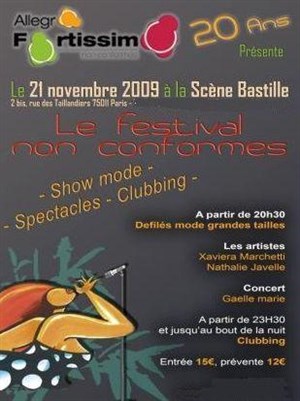 Affiche de Festival non conformes Allegro Fortissimo fête ses 20 ans
