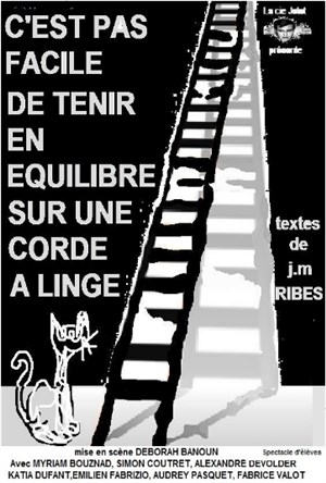 Affiche de C'est pas facile de tenir en équilibre sur une corde à linge
