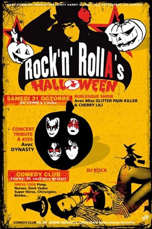 Affiche de Halloween Rock'n RollA's