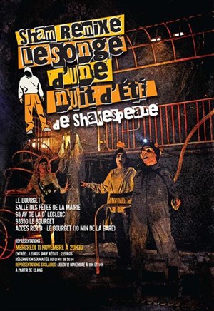 Affiche de Sham remixe Le Songe d'une nuit d'été de Shakespeare