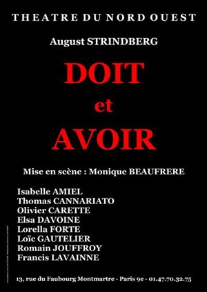 Affiche de Doit et avoir