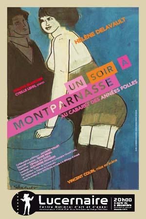 Affiche de Un soir à Montparnasse, au cabaret des années folles