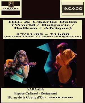 Affiche de Duo Ire & Charlie Dalin : World / Bulgarie / Balkan / Afrique