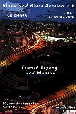 Affiche de Black & Blue Sessions #6 Franck Biyong & Massak
