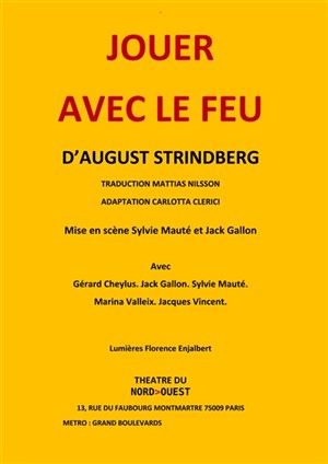 Affiche de Jouer avec le feu