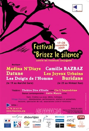 Affiche de Festival Brisez le silence : Bazbaz, Les Joyeux Urbains, Buridane