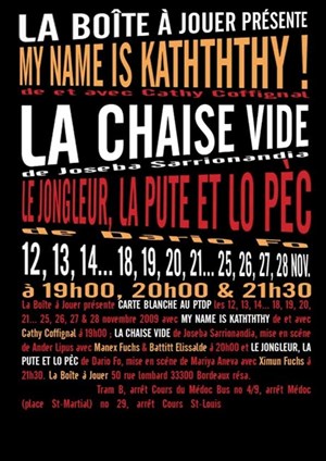 Affiche de Carte blanche au Petit théâtre de pain