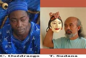 Affiche de 55B55 – Conférence de Bandung - Rencontres Afrique Asie - Théâtre & Contes : Eloïse Djoeana / Tapa Sudana / Carlos Ouédraogo