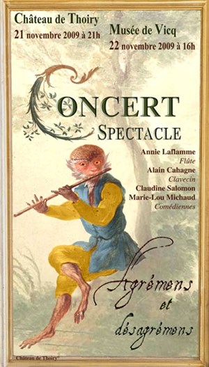 Affiche de Agrémens et désagrémens : intermèdes en musique | Midan