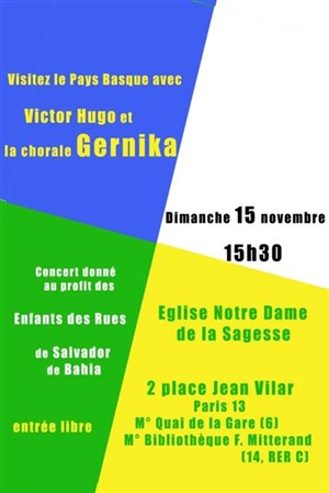 Affiche de Gernika - chants traditionnels basques | Eglise Notre dame de la sagesse