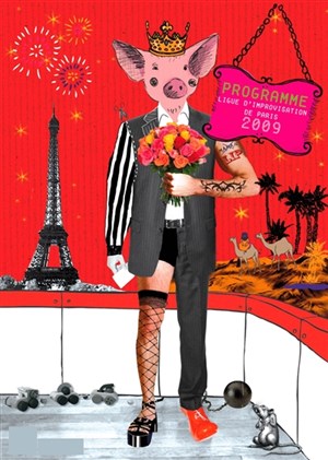 Affiche de La LIP reçoit la Troupe du Malin de Nantes