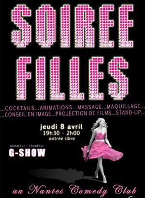 Affiche de Soirée filles | Nantes Comedy Club