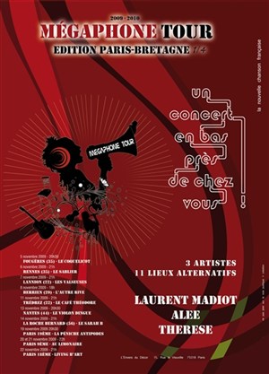 Affiche de Megaphone Tour | Abricadabra Péniche Antipode