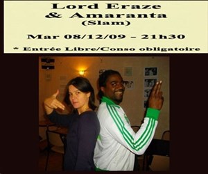 Affiche de Lord Eraze & Amaranta : Slam & Musique
